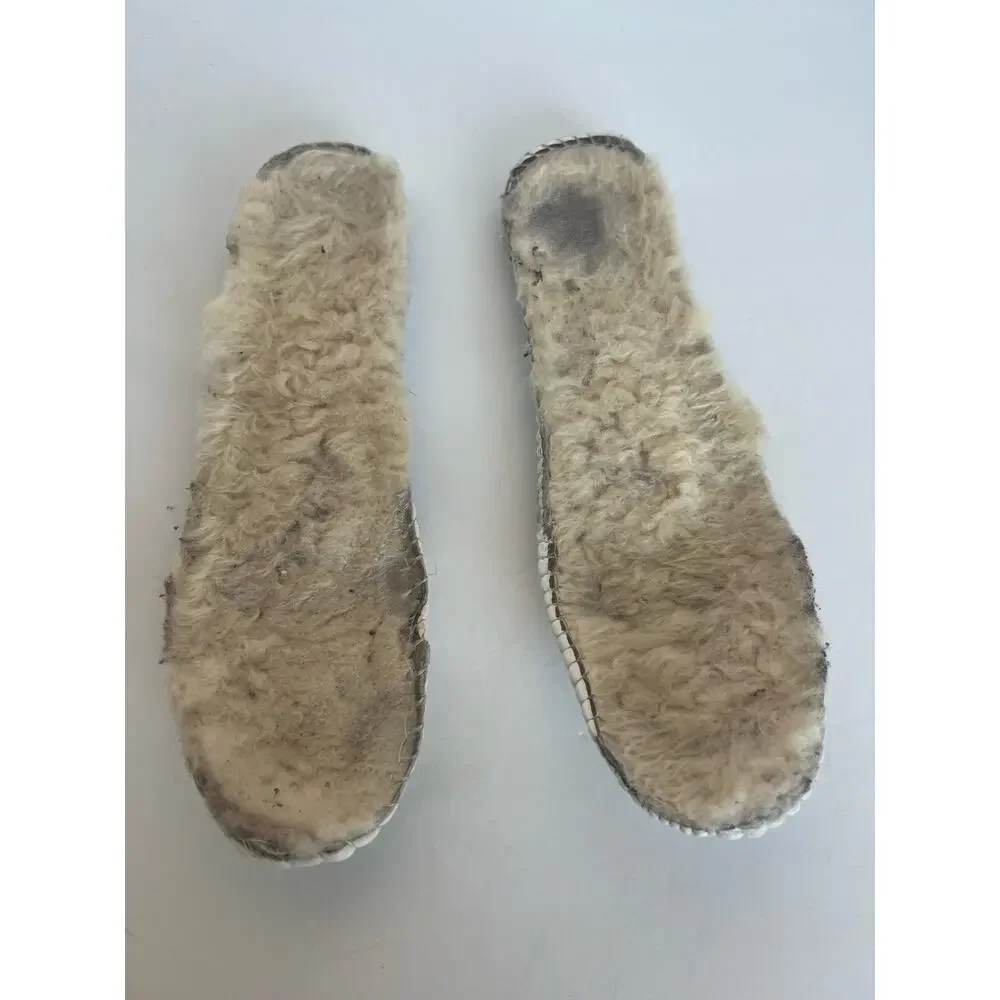 Bearpaw Krista Hickory Distressed‎ Brown Suede Leather Sheepskin Footbed Sz 9.5